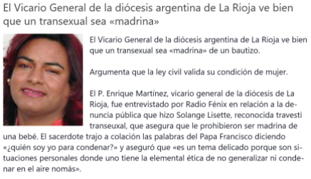 argentina apoyan a bergoglio en sodomo apostasia